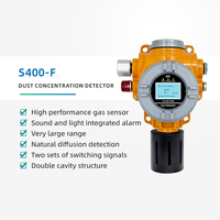 S400-F Dust Measuring Instrument Fixed Type Explosive Dust Gas Detector LCD Display 4-20mA Output Dust Alarm