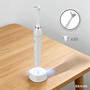 เครื่องทำความสะอาดฟันแบบพกพา ชาร์จไร้สาย กันน้ำ IPX7 4 โหมด ชาร์จซ้ำได้ สำหรับดูแลช่องปากที่บ้าน GOLDROSE Z1 - Product Image 3