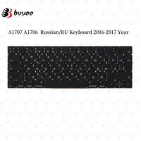 Clavier noir pour ordinateur portable A1706 A1707 UK RU FR SP GR pour Macbook Pro 13 ''A1706 15'' A1707 2016 2017 de remplacement testé