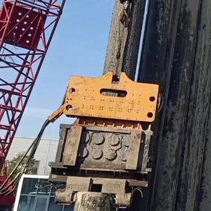 เครื่องตอกแผ่นเหล็กไฮดรอลิกเครื่องตอกเสาเข็มไฟฟ้าเครื่องตอกเสาเข็มในทะเล - Product Image 3