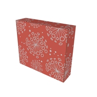 Boîte d'emballage personnalisée pour chaussettes/manteaux en fourrure, en carton recyclable, avec impression laminée effet dégradé, pour présentation de mode