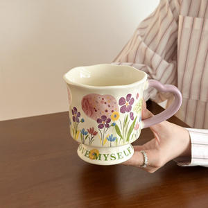 Giá trị cao thích hợp nước gốm cup với thiết kế thích hợp thực tế phim hoạt hình phong cách món quà sinh nhật Mug cho cô gái cho những dịp - Product Image 1