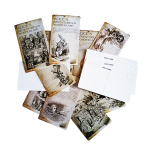 Tarjetas postales Vintage <span class=keywords><strong>de</strong></span> historia, cartas <span class=keywords><strong>de</strong></span> aventuras en el país <span class=keywords><strong>de</strong></span> las Maravillas, tarjetas <span class=keywords><strong>de</strong></span> felicitación, invitación Vintage, tarjetas <span class=keywords><strong>de</strong></span> regalo - Product Image 4
