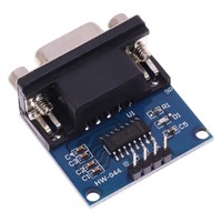 Conector DB9 MAX3232 Módulo serie RS232 a convertidor de puerto serie TTL/placa intermitente