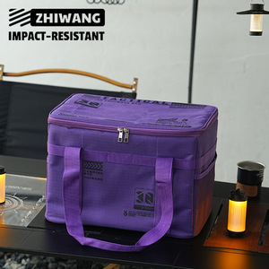 กระเป๋าใส่อุปกรณ์ทำอาหารสำหรับตั้งแคมป์ Zhiwang Tactical ขนาด 30L 42L ทนทานต่อแรงกระแทก กระเป๋าเก็บของสำหรับกิจกรรมกลางแจ้ง สำหรับปิกนิก เดินป่า และแบกเป้ - Product Image 4