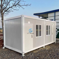 Maison mobile préfabriquée en acier d'usine - Maison préfabriquée intelligente de luxe en kit mobile / bureau sur remorque que vous pouvez transporter