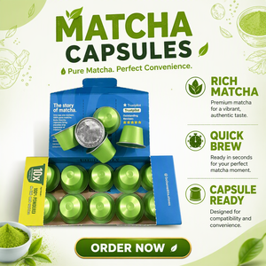 Capsules de thé aromatisées au matcha compatibles <span class=keywords><strong>Nespresso</strong></span>, normes US et EU, formule personnalisée, marque privée, fournisseur en gros d'usine - Product Image 5