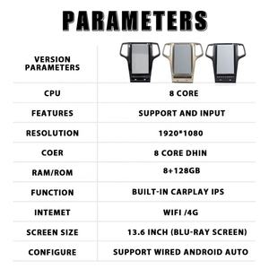 Radio Estéreo para Auto con Pantalla Vertical para Jeep Grand Cherokee 2011-2022, Carplay, GPS, Navegación, Reproductor Multimedia, Unidad Principal de 128GB - Product Image 3