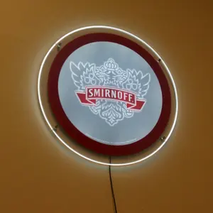 Chinese Manufacturer Backlit Led Crystal Light Box Oval Shape Acrylic Light Box