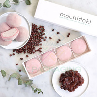 Boîte d'emballage coulissante rose personnalisée pour gâteaux mochi japonais et truffes, avec séparateurs, pour l'emballage de mochi - Vente en gros