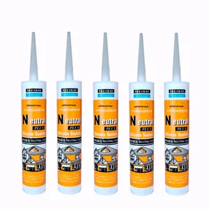 high quality white neutral rtv OEM Weatherproof silicone sealant for aluminium window with factory price