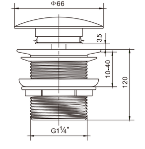 Tapón <span class=keywords><strong>de</strong></span> Desagüe Pop-up Redondo <span class=keywords><strong>de</strong></span> Acero Inoxidable 304 Universal para Lavabo <span class=keywords><strong>de</strong></span> <span class=keywords><strong>Baño</strong></span>, Cocina, Hotel OEM/ODM - Product Image 3