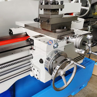 Torno Horizontal de Trabajo Mediano Hua Hai CA6250X1000, Alta Precisión, Bajo Costo de Mantenimiento, Máquina de Corte de Metal, Cono de Husillo NT40 4
