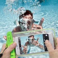 Sac de téléphone portable à vendre, étui étanche pour téléphone portable, sac de voyage étanche personnalisé avec logo, sac de natation étanche