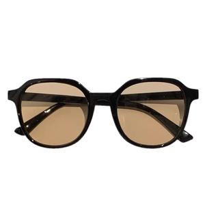 เฉียนไนแว่นกันแดดทรงวงรีสไตล์เกาหลีสำหรับผู้หญิง กรอบสีดำ เลนส์พีซี ป้องกันรังสี ประเภท 3 สำหรับการขับขี่แฟชั่น - Product Image 4