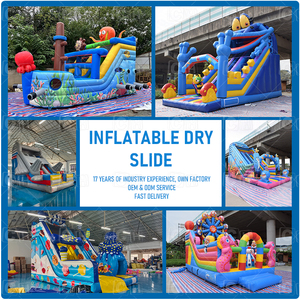 Ch xe theo chủ đề <span class=keywords><strong>Inflatable</strong></span> khô trượt cho trẻ em và người lớn, trượt nước <span class=keywords><strong>Inflatable</strong></span> thương mại - Product Image 6