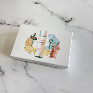 <span class=keywords><strong>Coffret</strong></span> Cadeau Eau Thermale avec Illustration Parisienne, Emballage Blanc, <span class=keywords><strong>Coffret</strong></span> Cadeau Élégant pour Produits de Soins de la Peau - Product Image 3