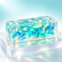 Jouet Squishy Transparent en Forme de Bâton de Beurre à Remontée Lente, Anti-stress à Presser pour l'Approvisionnement en Détail
