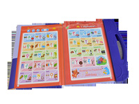 Livre sonore éducatif musical en plastique à piles French Touch & Learn pour les enfants de 2 à 4 ans