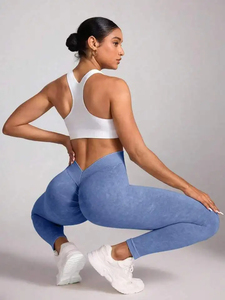 Eo Cao Đẩy Lên Quần Thời Trang Mỏng Tập Luyện Chạy Thể Thao Xà Cạp Chủ Đề Mới Rắn Xà Cạp Phụ Nữ Liền Mạch Đan Yoga Quần - Product Image 3