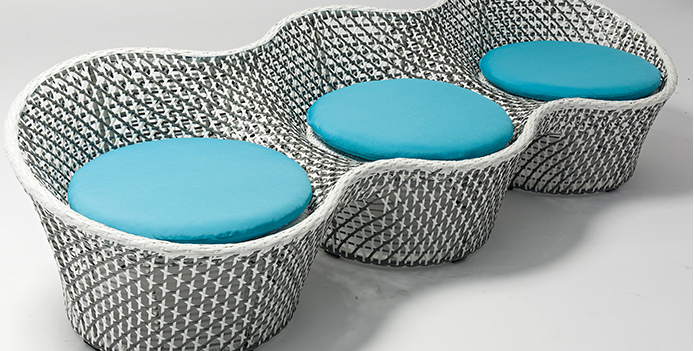 Modern Custom Tctd Peanut Shape Lounges And Sofas Furniture Garden Sofa Set, Design Rattan Outdoor Furniture Sofa