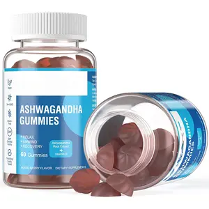 Private label Ashwagandha Gummy/capsule/tablet/powder immune system boost stress Relief ksm-66 Ashwagandha Gummies