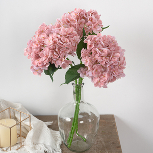 Flor de Hortensia Artificial de Alta Simulación, Flores Artificiales de Seda para Bodas, Navidad, Acción de Gracias, Año Nuevo Chino - Product Image 2