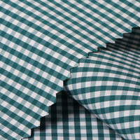 Tissu pour chemises tendance, tissé, teint en fil, extensible, en coton, nylon et élasthanne, à rayures et à carreaux, pour hommes, femmes et enfants