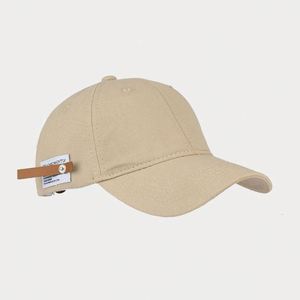 Gorras de Béisbol Retro con Etiqueta de Cuero Estilo Inglés para Hombre y Mujer, Gorra Deportiva Casual con Visera Curva y Parte Superior Suave para el Sol - Product Image 5
