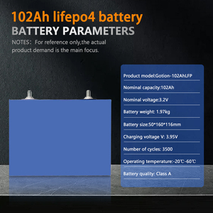 Gotion102Ah Power Storage Batterie 102Ah Lithium-Eisen-Phosphat-Batterie angepasst 3.2V 100Ah lifepo4 - Product Image 2