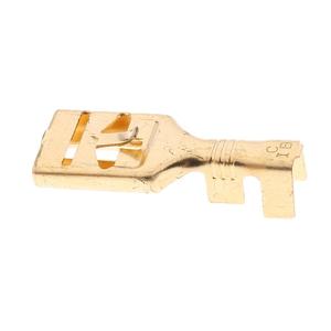 25 pezzi in ottone crimpatura morsetto 9.5mm femmina connettore vanga con cavo in rame che blocca alette per applicazioni automobilistiche - Product Image 1