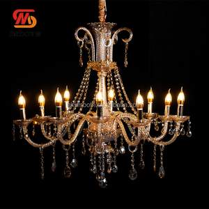 SMOOTH Elegant Crystal Chandelier Villa <b>Ceiling</b> Living Room Luxury Design Chandeliers Pendant Light - Product Image 1