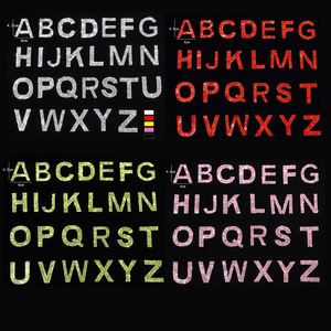 High Quality DIY Accessories Colorful Crystal Rhinestone Letter Patches Applique - Product Image 1