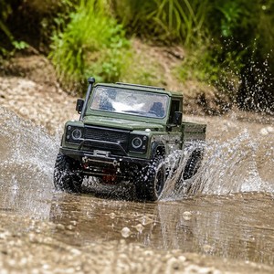Voiture télécommandée tout-terrain RC Rock Crawler SUV 4x4 avec toit souple et roue de secours, homologuée EN71 CE - Product Image 3