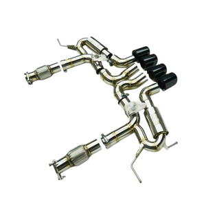 <span class=keywords><strong>Pour</strong></span> Chevrolet Corvette C8 Z06 <span class=keywords><strong>2023</strong></span>+ LT6 5.5L V8, système d'échappement cat-back à soupapes en acier inoxydable avec silencieux et quatre sorties - Product Image 4