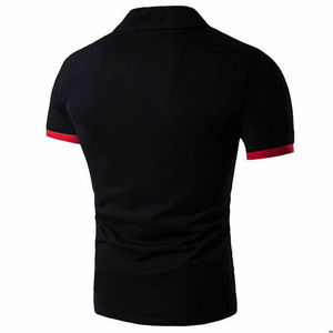 Camiseta de Golf para Hombre con Logotipo Personalizado Bordado, Transpirable, de Algodón Comprimido y Fibra de Bambú, Informal, de Manga Corta, Talla Grande - Product Image 6
