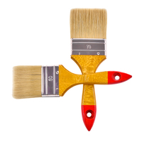 Ensemble de pinceaux d'artiste personnalisables OEM, poils naturels, manche en bois blanc, peinture murale, bricolage, usage industriel, polissage