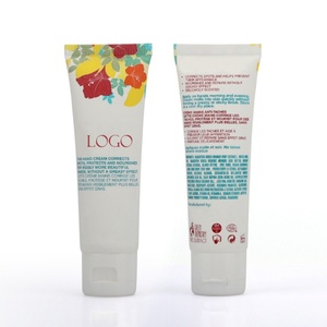Custom Capacity Color Logo Silk Printing Empty White Squeeze Cosmetic <b>Plastic</b> Facial Cleanser Skin Care <b>Tube</b> Package Screw Cap - Product Image 1