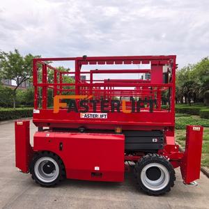 Plateformes élévatrices à ciseaux autopropulsées Jenny de haute qualité, moteur diesel Kubota, conduite tout-terrain, 14 m, pour travaux en usine avec plateforme d'extension - Product Image 6