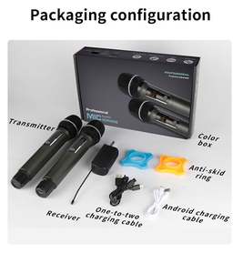 CP-110CD Microphone de karaoké UHF sans fil le plus vendu rechargeable - Product Image 2