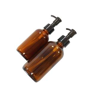 Nouveau Vide 100ml 200ml Transparent Ambre Verre Shampooing Pompe Bouteille Cosmétique Emballage pour Cosmétiques Paquet - Product Image 3