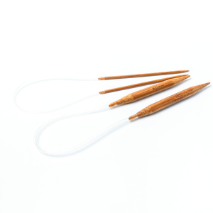 Ensemble de 18 paires de <span class=keywords><strong>aiguilles</strong></span> à tricoter circulaire en bambou, Tube Transparent, 40cm 60cm 80cm de long, griffe à tricoter pour <span class=keywords><strong>chaussettes</strong></span>, chandail - Product Image 6