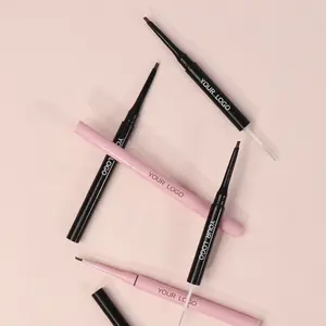 Brow Gel Brow Tint Pencil Double Ended Retractable Waterproof Eyebrow Pen Eyebrow Gel Pencil 2 In 1 Eye Brow Pencil With Gel