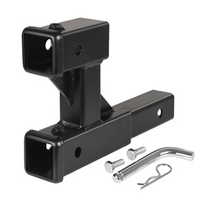 Attelage de remorque double allongé, capacité de charge 3000 kg, barre de remorquage noire YC102643 - Product Image 4