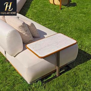 Luxe nordique élégant doux et confortable canapé de loisirs personnalisé haut de gamme léger italien pour Villa manoir salon - Product Image 3