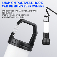 Nouvelle lampe de poche LED portable mini rechargeable de type C avec batterie intégrée, camping, haute luminosité, lampe de poche et torches LED