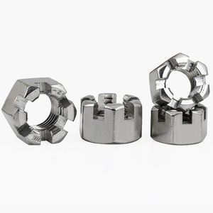 Tuerca de Castillo hexagonal ranurada, M14x1m <span class=keywords><strong>din</strong></span> <span class=keywords><strong>935</strong></span> titanio 304 acero inoxidable ss 201 - Product Image 4