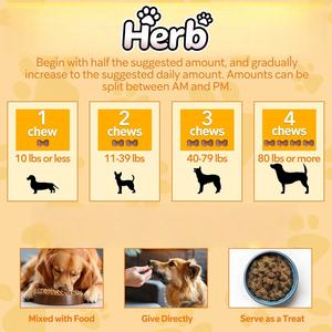 Probiotiques pour chiens OEM ODM Private Label avec prébiotiques favorisant un microbiome intestinal équilibré - Renforce la santé immunitaire - Friandises à mâcher molles - Product Image 5