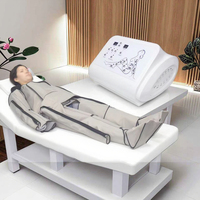Pressurethérapie corps minceur pression d'air chauffage Drainage lymphatique Machine combustion des graisses corps Massage costume