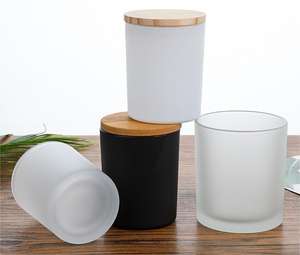 เชิงเทียนแก้วแบบหนา/โหลเทียนในสีต่างๆและสามารถปรับแต่งได้ - Product Image 1